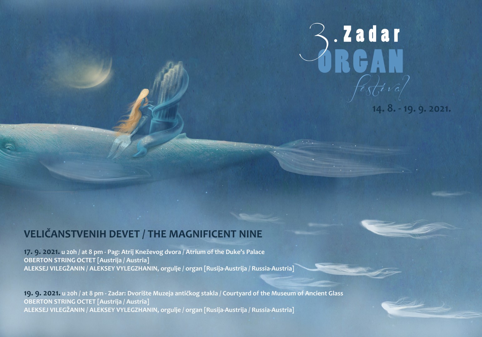 3. Zadar Organ Festival Veličanstvenih devet